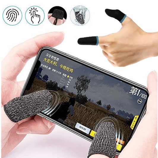 X2 Guantes Cubre dedos Touch Precisión Gamer Dedal